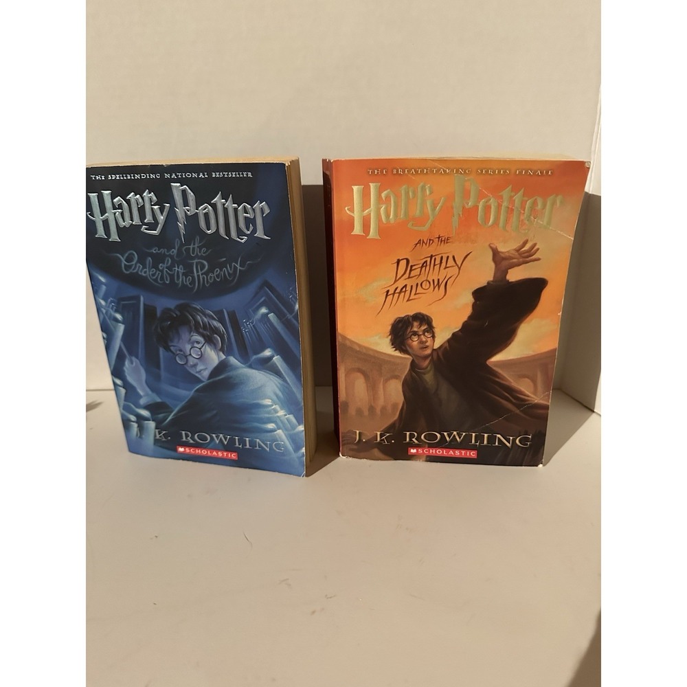 Harry Potter Books 5 & 7 Paperbacks Scholastic Books
